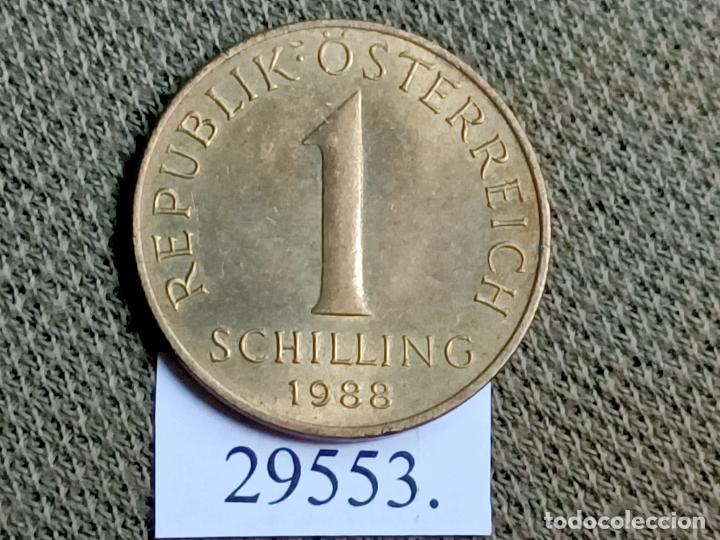 Monedas antiguas de Europa: Austria 1 chelin 1988 - Foto 2