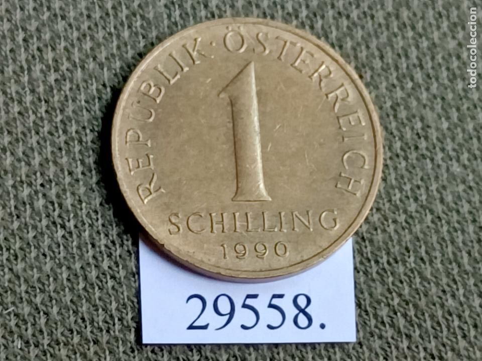 Monedas antiguas de Europa: Austria 1 chelin 1990 - Foto 2