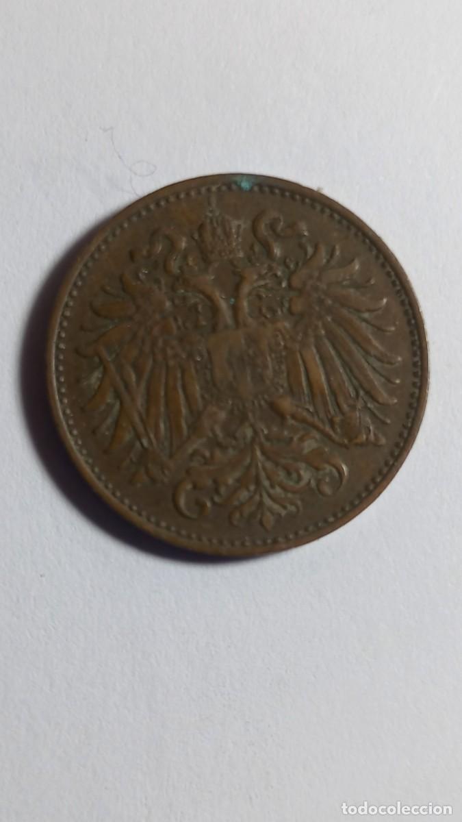 Monedas antiguas de Europa: AUSTRIA - 2 HELLER 1914 KM2801 - Foto 2