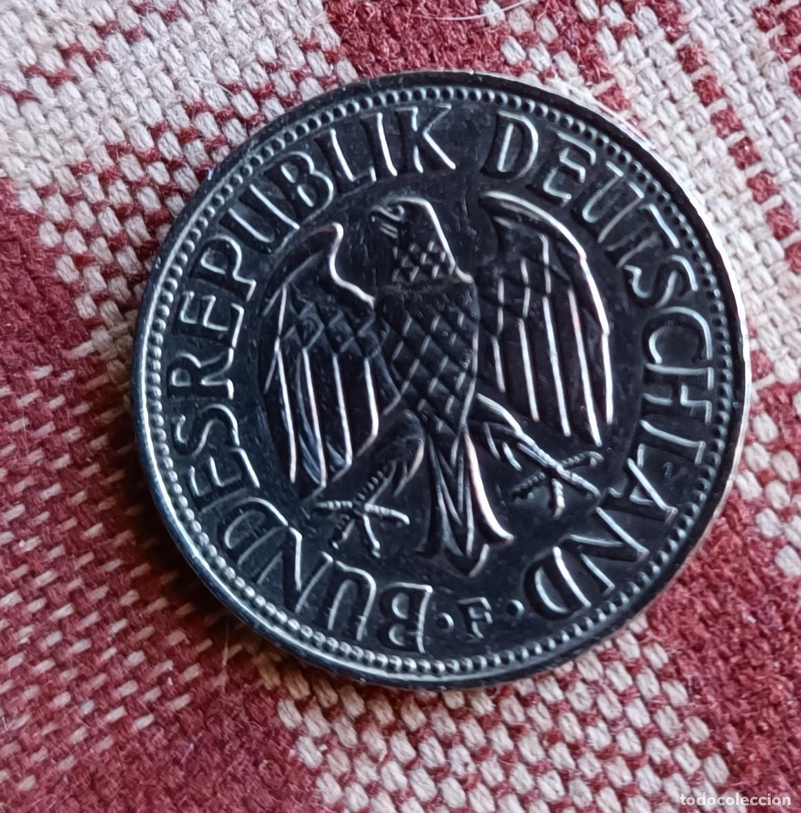 Monedas antiguas de Europa: 1 Deutsche Mark 1966 - Foto 1