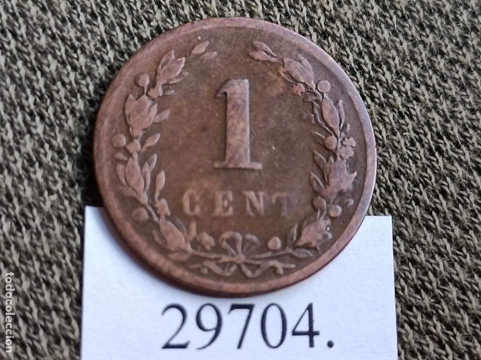 Monedas antiguas de Europa: Holanda 1 c&eacute;ntimo 1878 - Foto 2