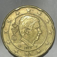 Monedas antiguas de Europa: 20 CENT BÉLGICA AÑO 2019