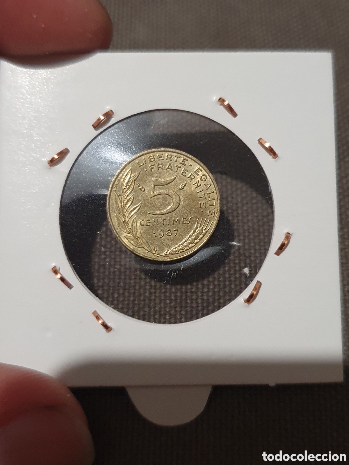 Monedas antiguas de Europa: Francia. 5 c&eacute;ntimos 1987. (L74) - Foto 2