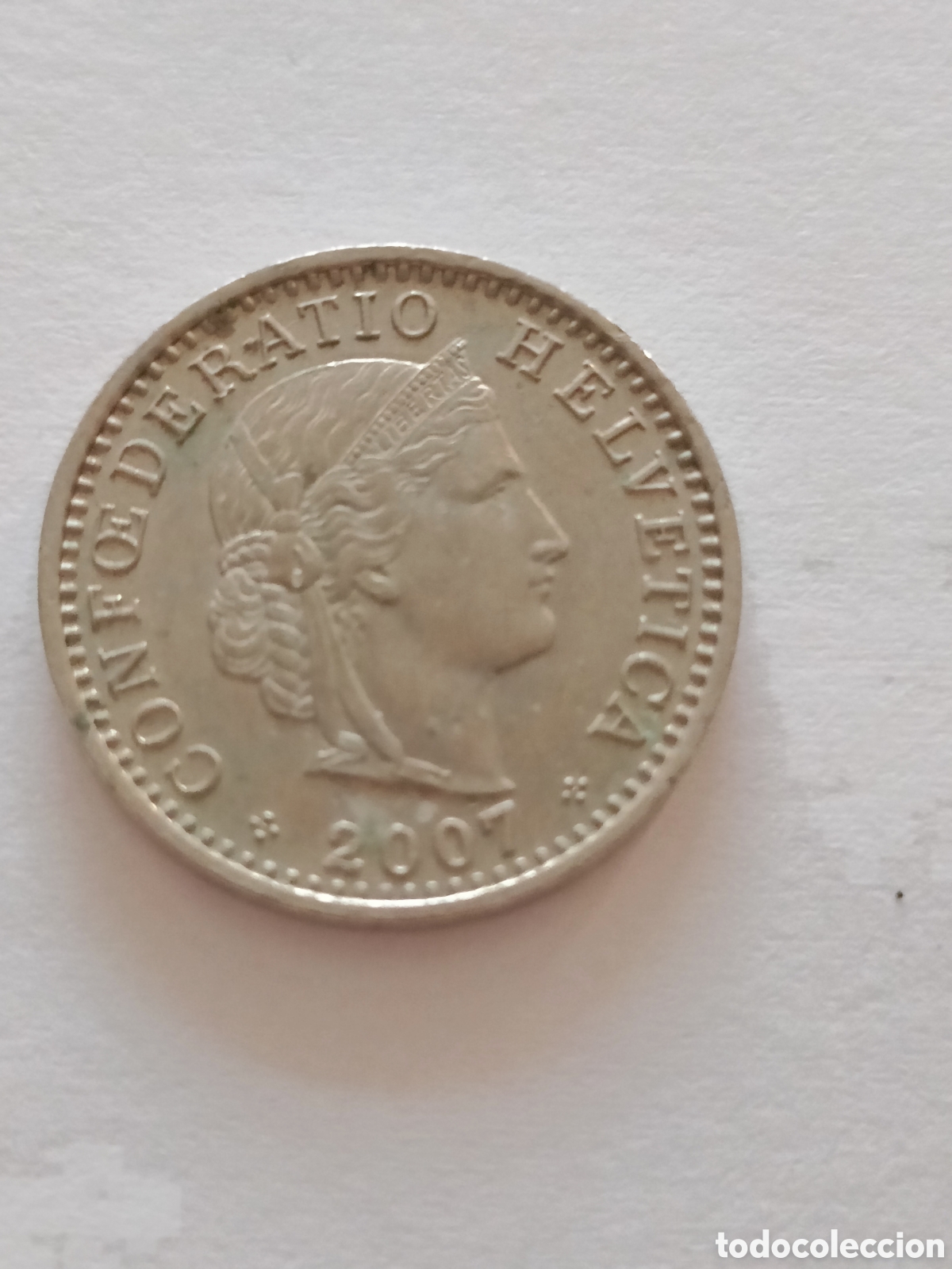 Monedas antiguas de Europa: Moneda 20 Suiza (2007) - Foto 2