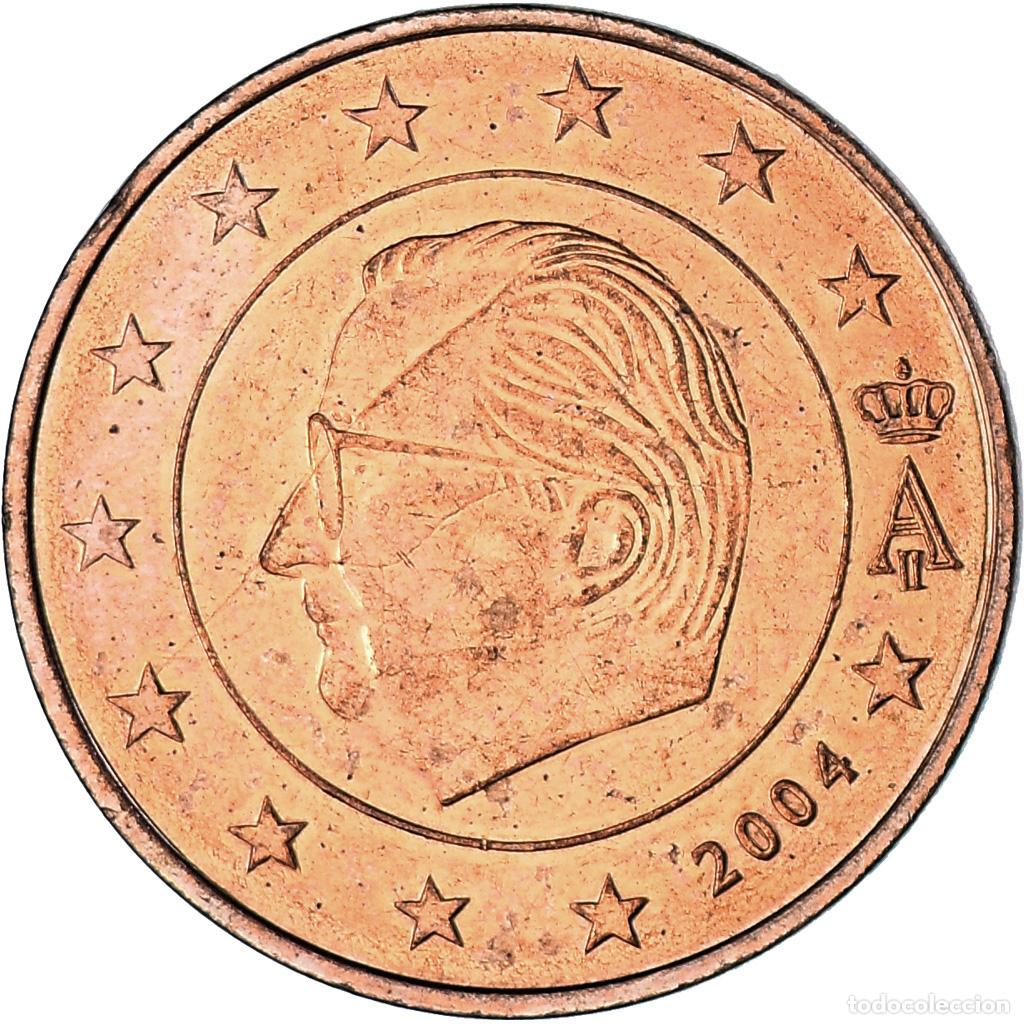 Alte M&uuml;nzen aus Europa: [#1183565] B&eacute;lgica, 5 Euro Cent, 2004, Brussels, MBC, Cobre chapado en acero, KM:226