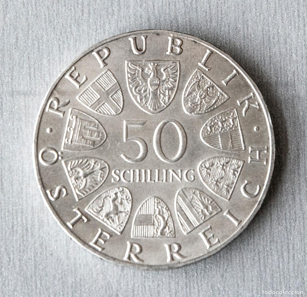 Monedas antiguas de Europa: 50 Scilling 1978 Austria. - Foto 1