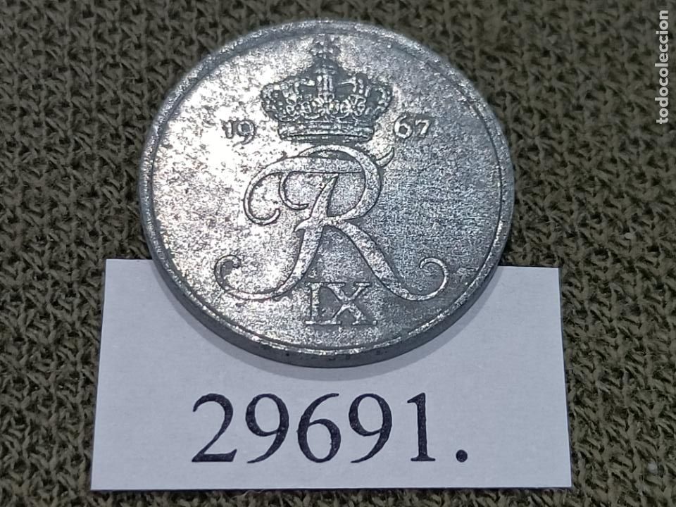 Monedas antiguas de Europa: Dinamarca 1 ore 1967 - Foto 3
