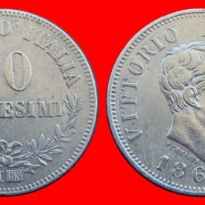 Monedas antiguas de Europa: SILVER 50 CENTESIMI 1863T PLATA ITALIA-93545