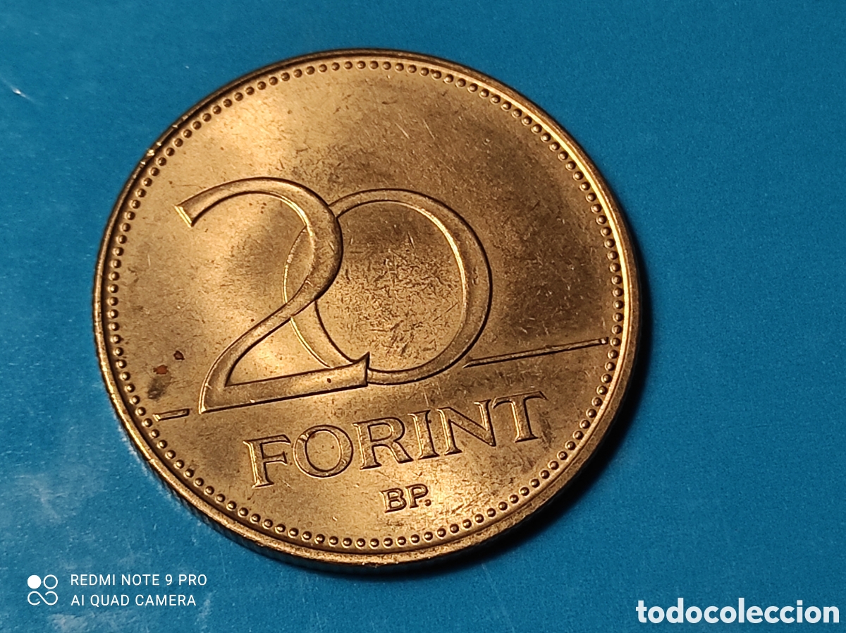 Monedas antiguas de Europa: HUNGR&Iacute;A 20 FORINT 1993 - Foto 2