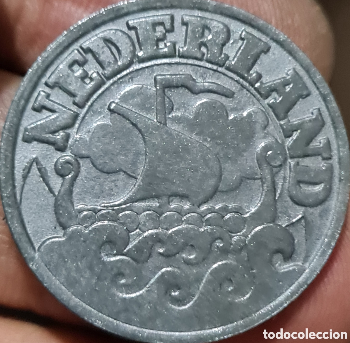 Monedas antiguas de Europa: Moneda Holanda,1.941, 25 Cent,MBC - Foto 1