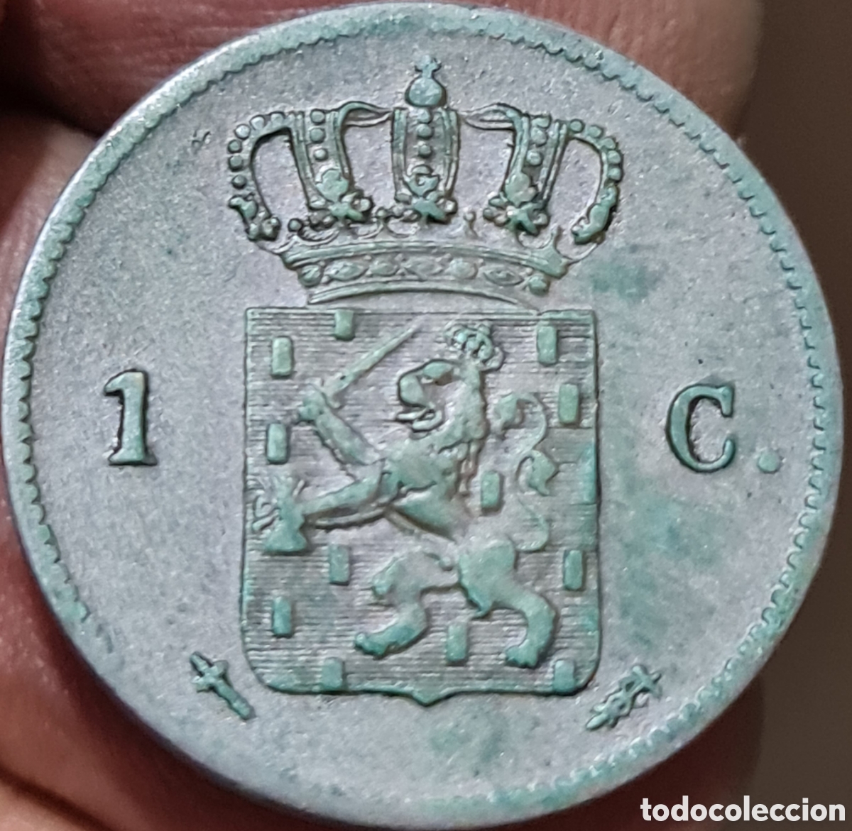 Monedas antiguas de Europa: Moneda Holanda,1.865, 1 Cent,MBC. - Foto 2