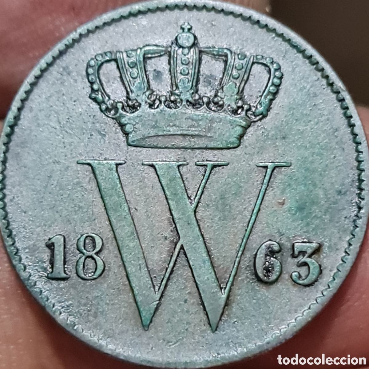Monedas antiguas de Europa: Moneda Holanda,1.865, 1 Cent,MBC. - Foto 1