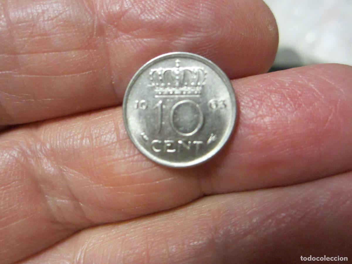 Monedas antiguas de Europa: MONEDA DE HOLANDA DE 10 C&Eacute;NTIMOS DE 1963 - Foto 2