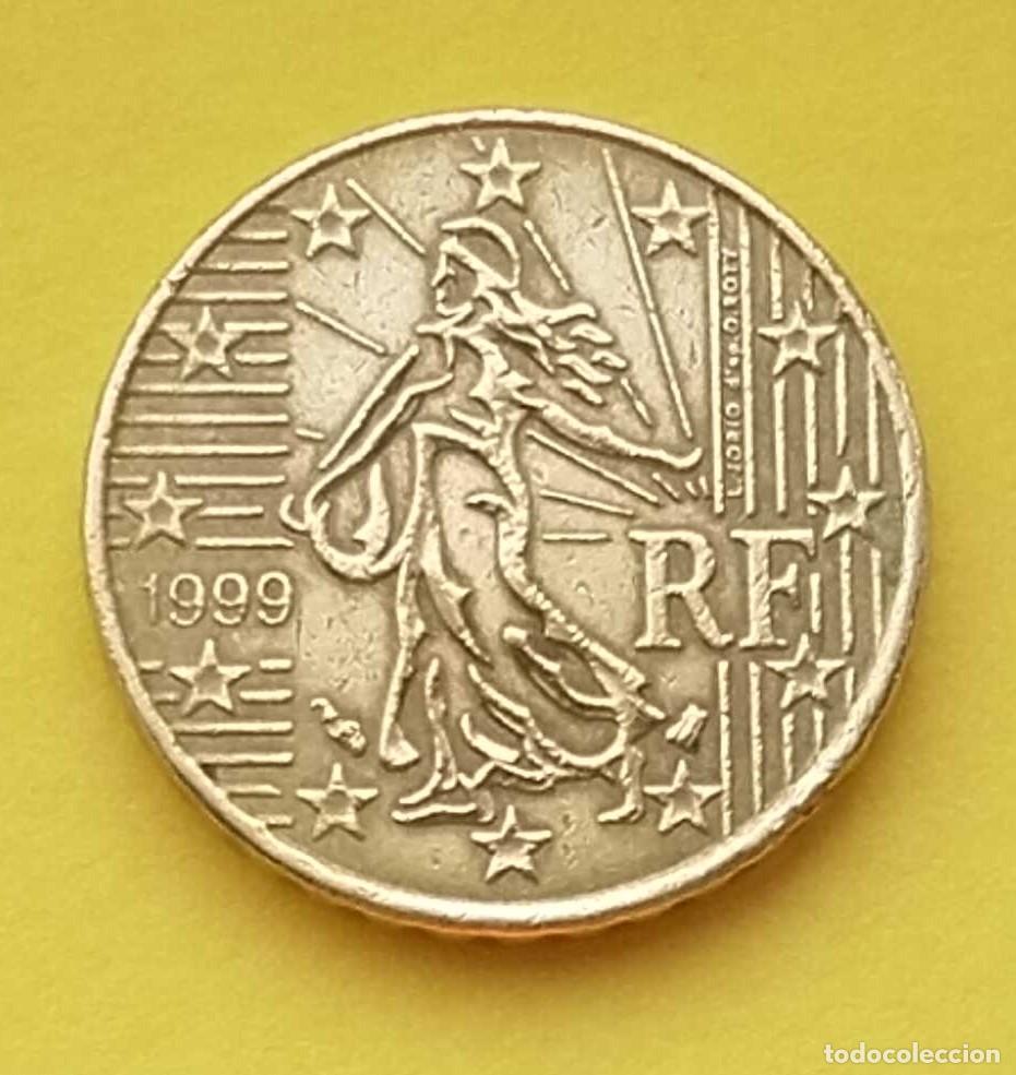 Monedas antiguas de Europa: moneda 10 c&eacute;ntimos Francia 1999 - Foto 2