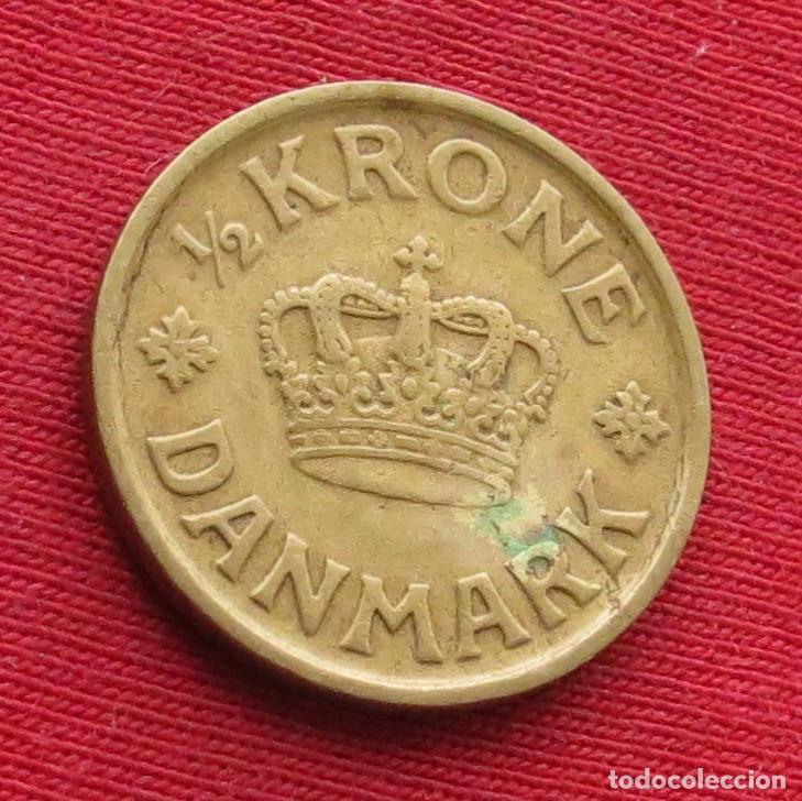 Monedas antiguas de Europa: Dinamarca 1/2 krone 1925 - Foto 1