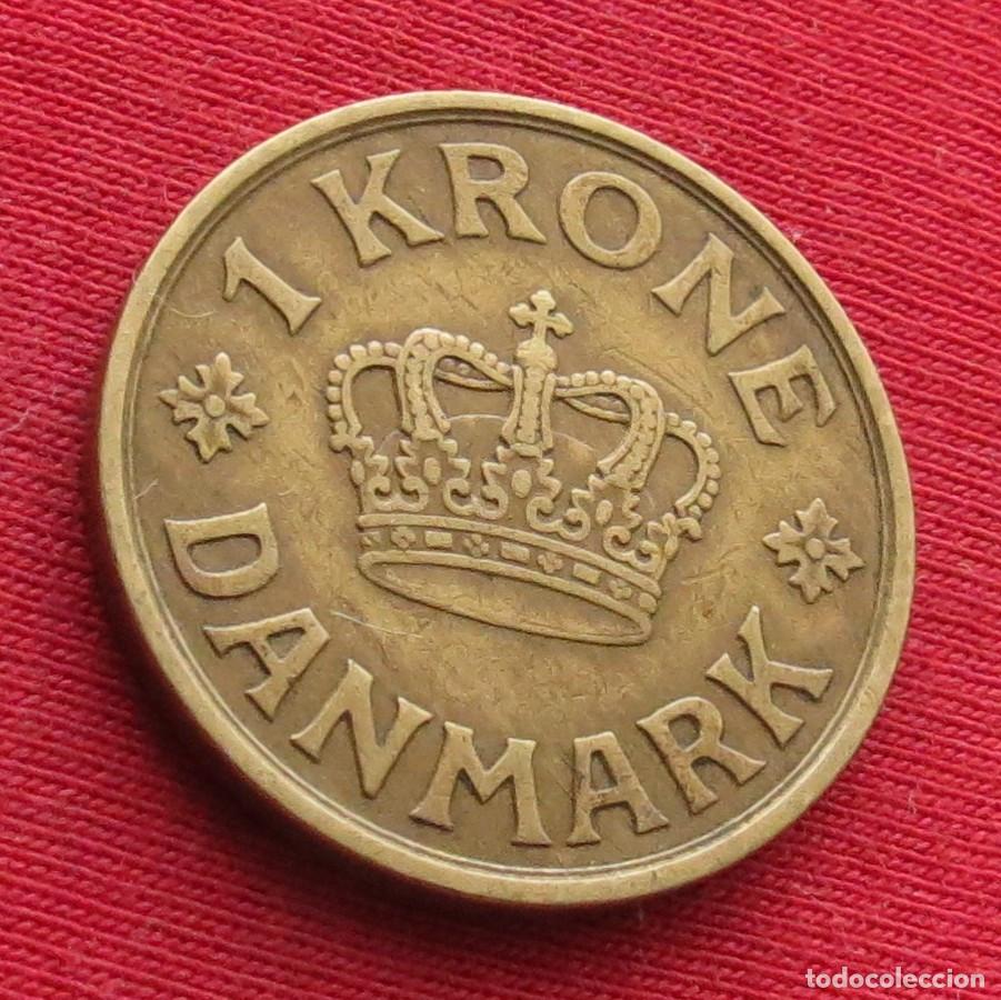 Monedas antiguas de Europa: Dinamarca 1 krone 1929 - Foto 2