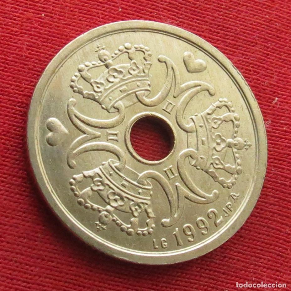 Monedas antiguas de Europa: Dinamarca 2 kroner 1992 - Foto 2