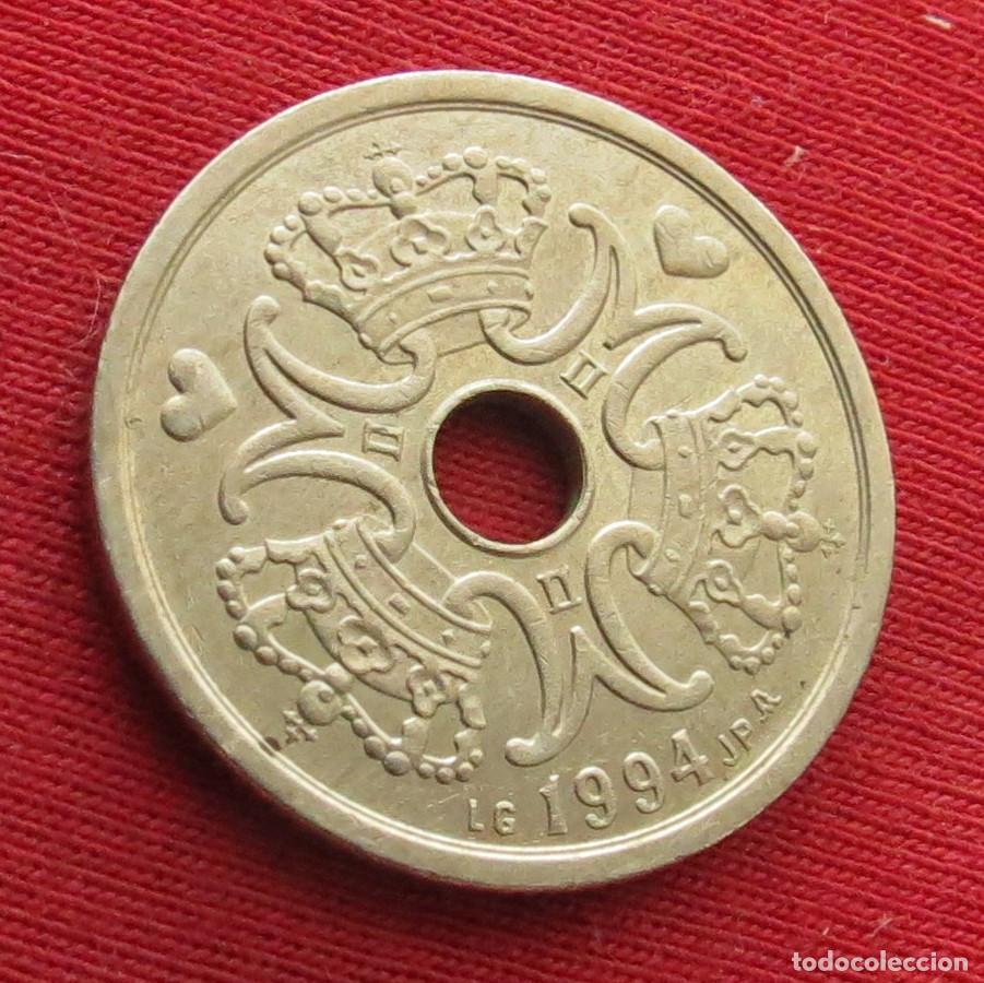 Monedas antiguas de Europa: Dinamarca 2 kroner 1994 - Foto 2
