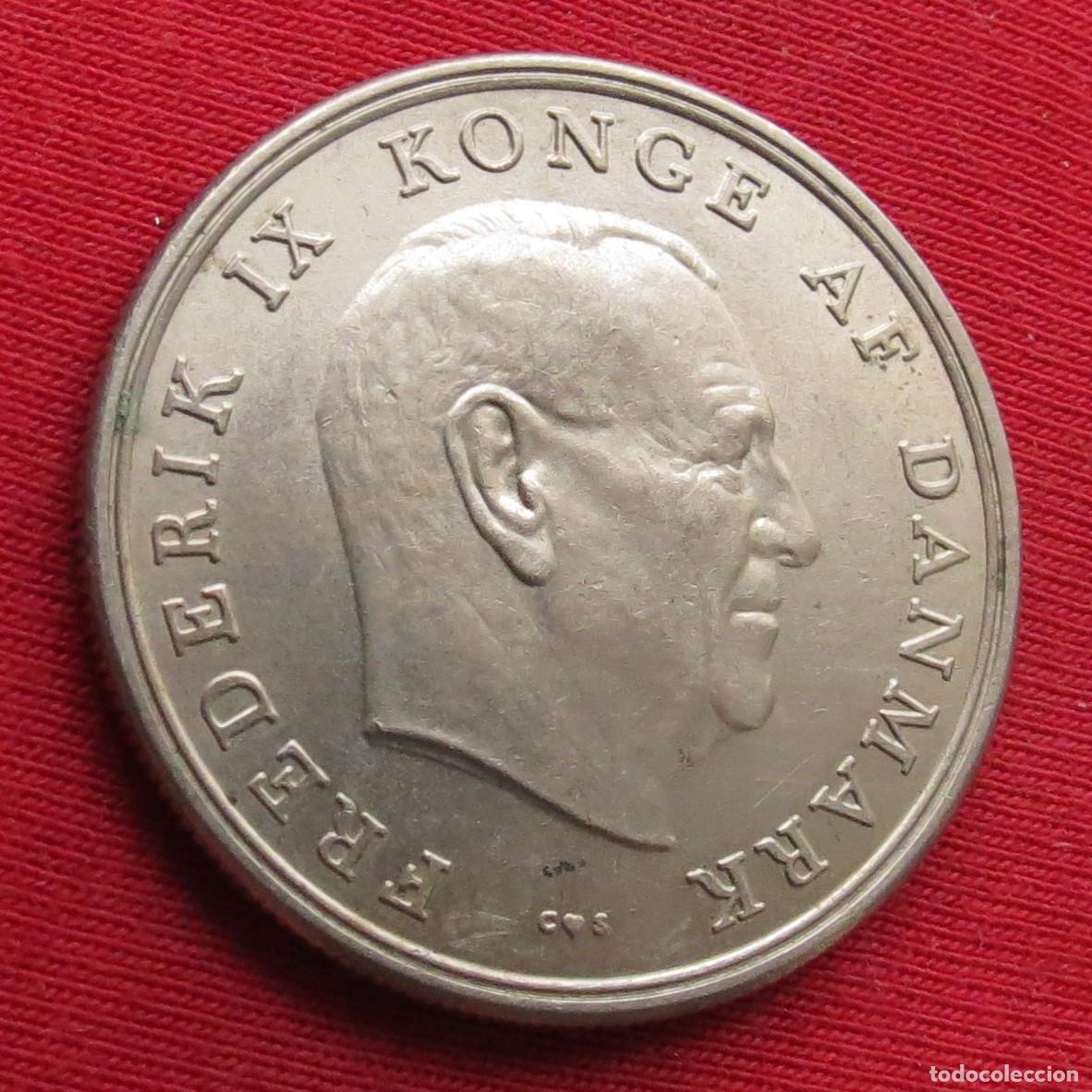Monedas antiguas de Europa: Dinamarca 5 kroner 1964 - Foto 2