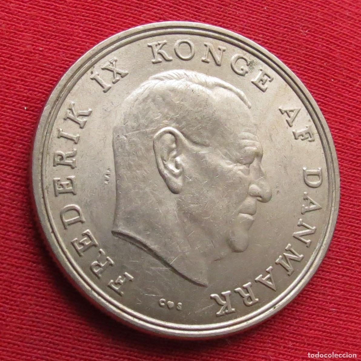 Monedas antiguas de Europa: Dinamarca 5 kroner 1965 - Foto 2