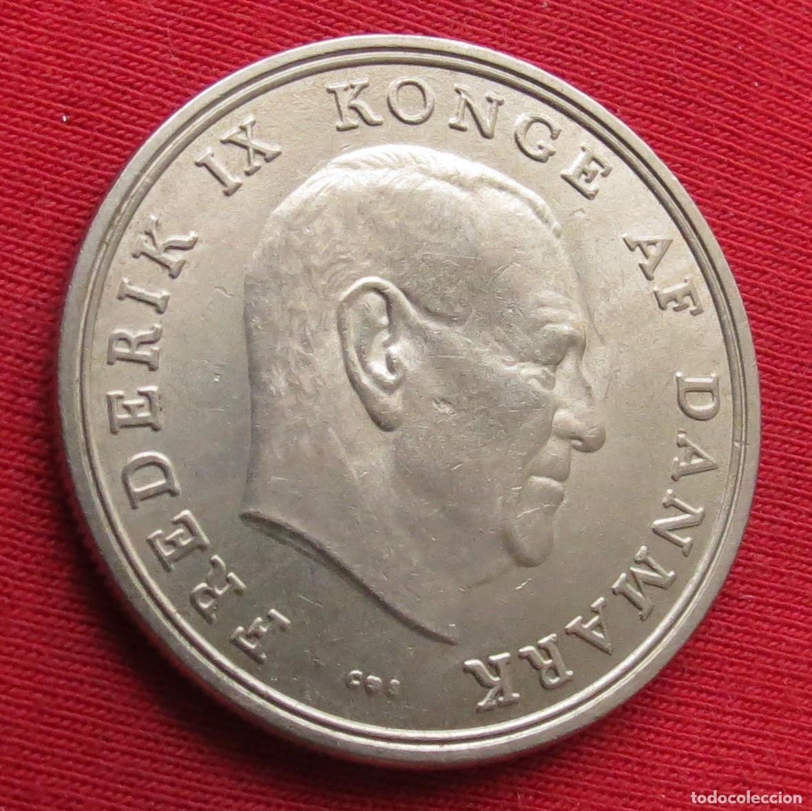 Monedas antiguas de Europa: Dinamarca 5 kroner 1966 - Foto 2