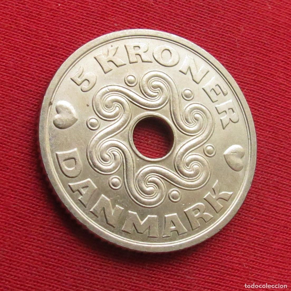 Monedas antiguas de Europa: Dinamarca 5 kroner 1995 - Foto 1