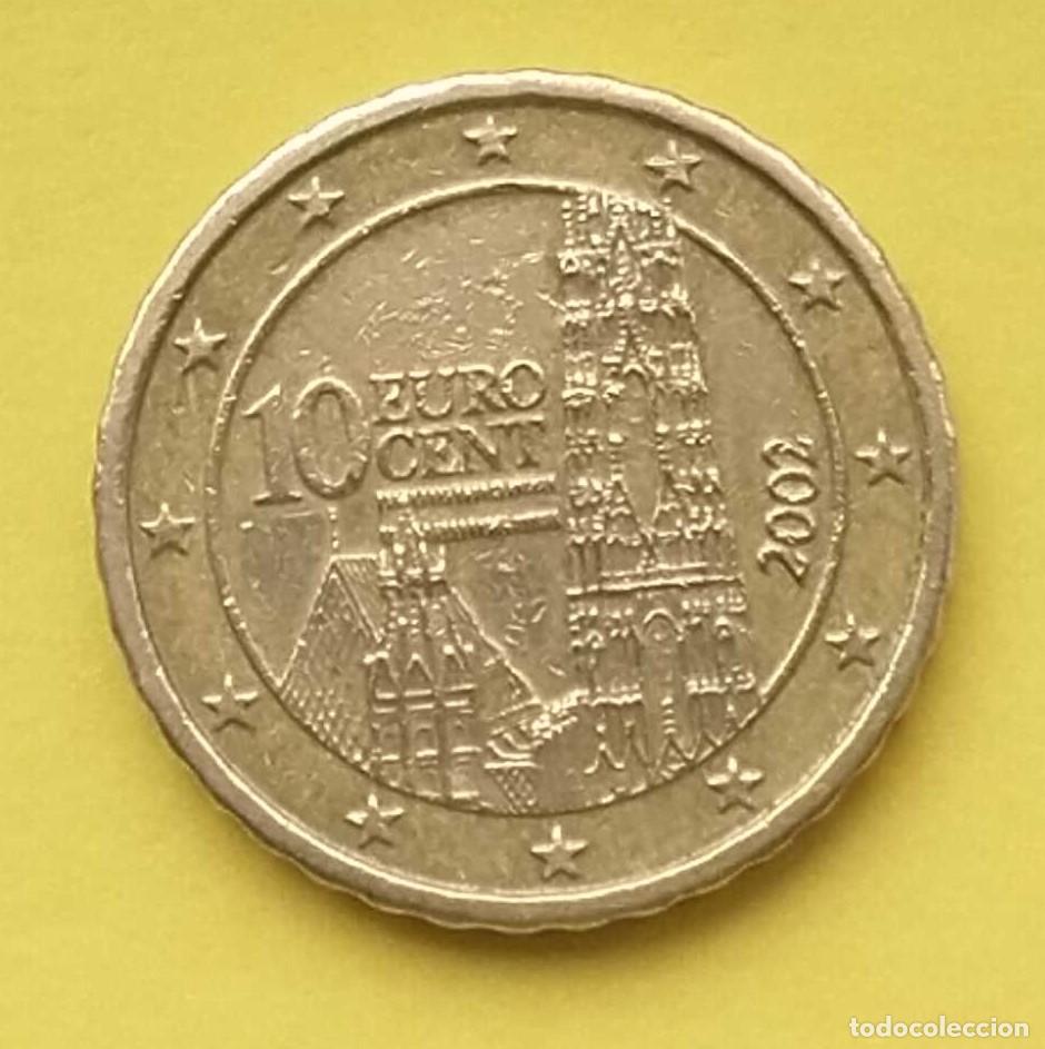 Monedas antiguas de Europa: moneda 10 c&eacute;ntimos Austria 2002 - Foto 1