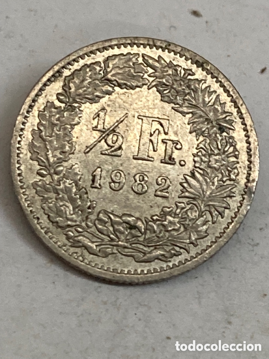 Monedas antiguas de Europa: Moneda 1/2Franco 1982 L40 - Foto 1