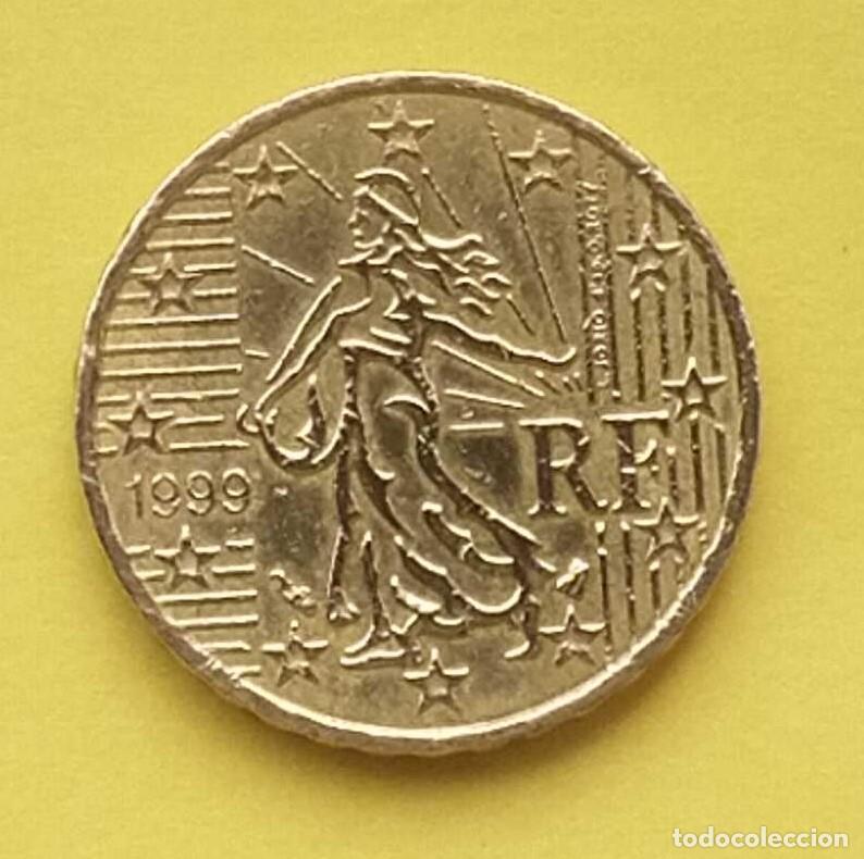 Monedas antiguas de Europa: moneda 10 c&eacute;ntimos Francia 1999 - Foto 2