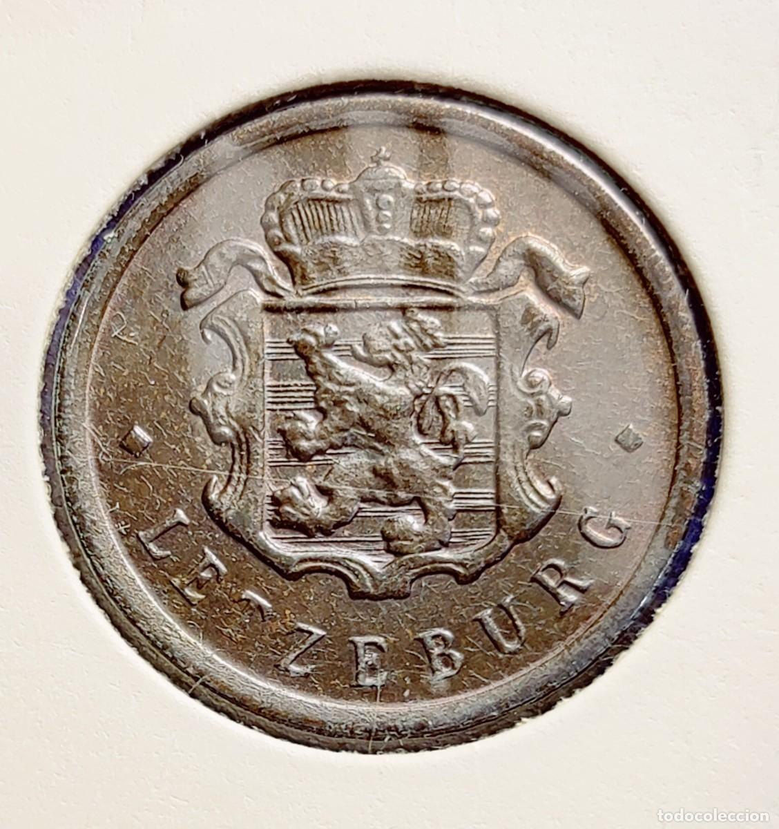 Monedas antiguas de Europa: Luxemburgo 25 C&eacute;ntimos Centimes 1946 - Foto 2