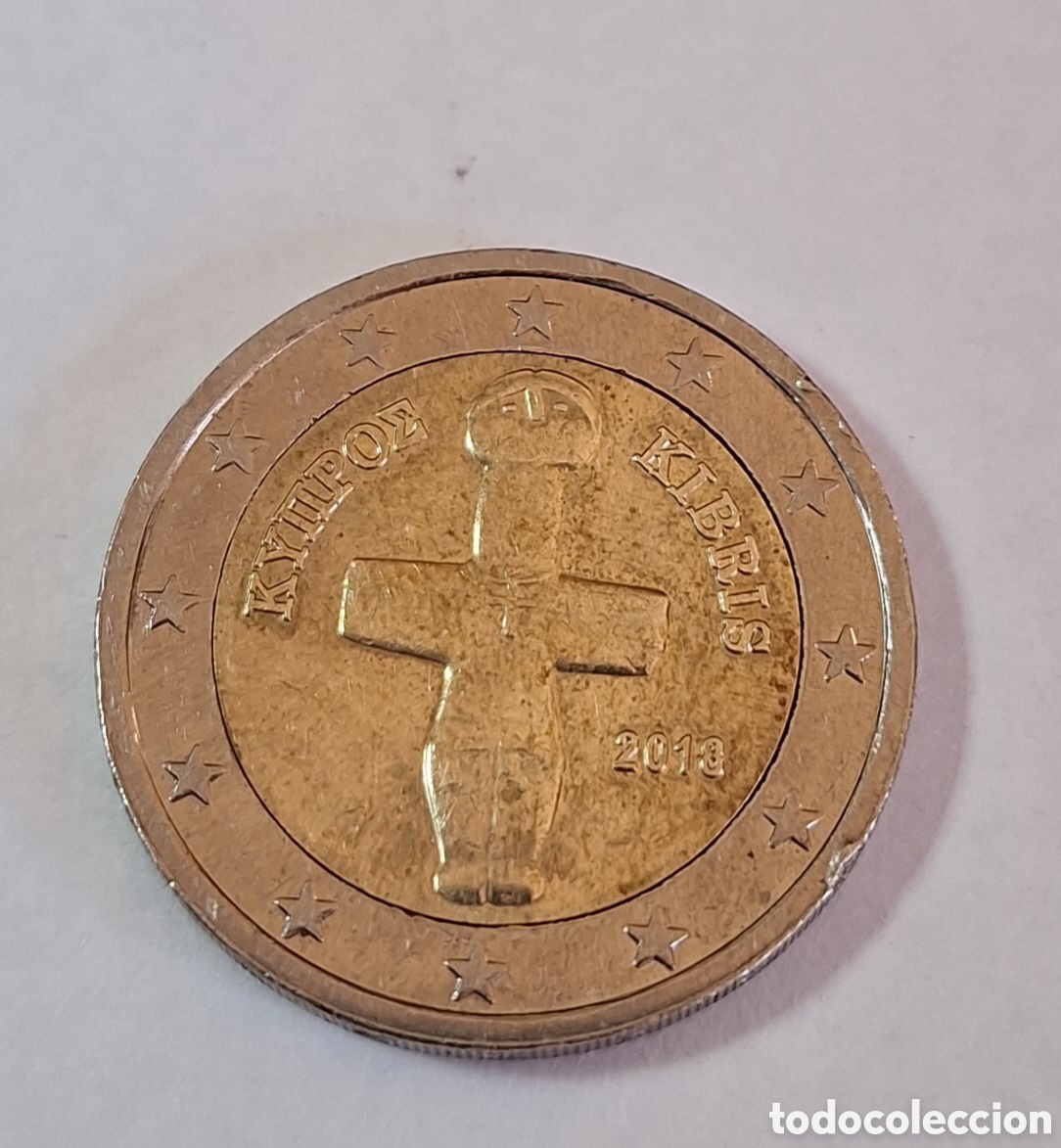 Monedas antiguas de Europa: CHIPRE - 2 EUROS 2018 - Foto 1