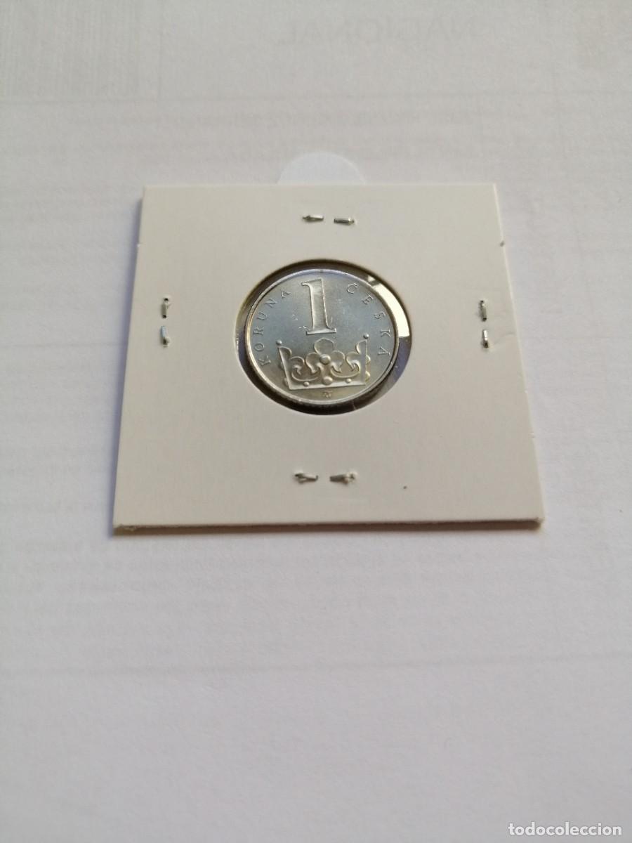 Monedas antiguas de Europa: Rep&uacute;blica Checa 1 Corona 2000 SC - Foto 2