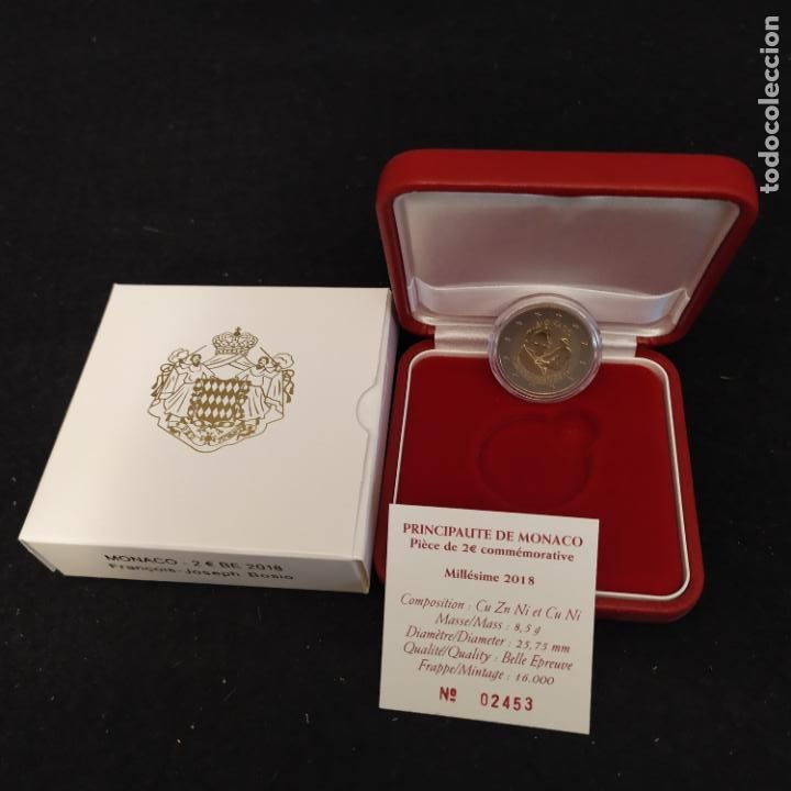Monedas antiguas de Europa: MONACO 2018. MONEDA DE 2 EUROS DEDICADA A FRANCOIS JOSEPH BOSIO