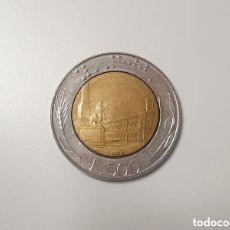 Monedas antiguas de Europa: MONEDA DE LA REPÚBLICA ITALIANA L500, 1988