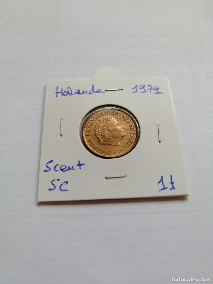 Monedas antiguas de Europa: Holanda 5 Cent 1979 SC - Foto 1