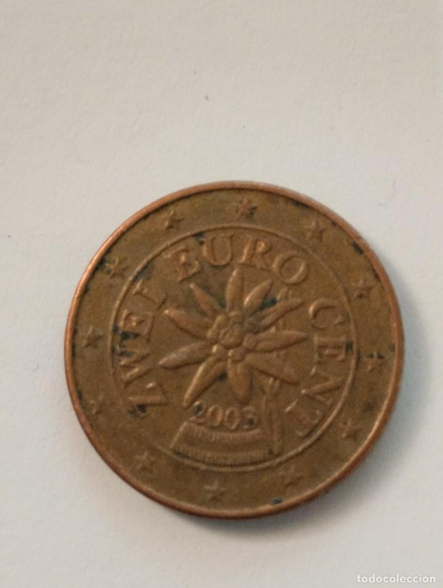 Monedas antiguas de Europa: Moneda de 2 c&eacute;ntimos de Euro-AUSTRIA 2003 - Foto 2