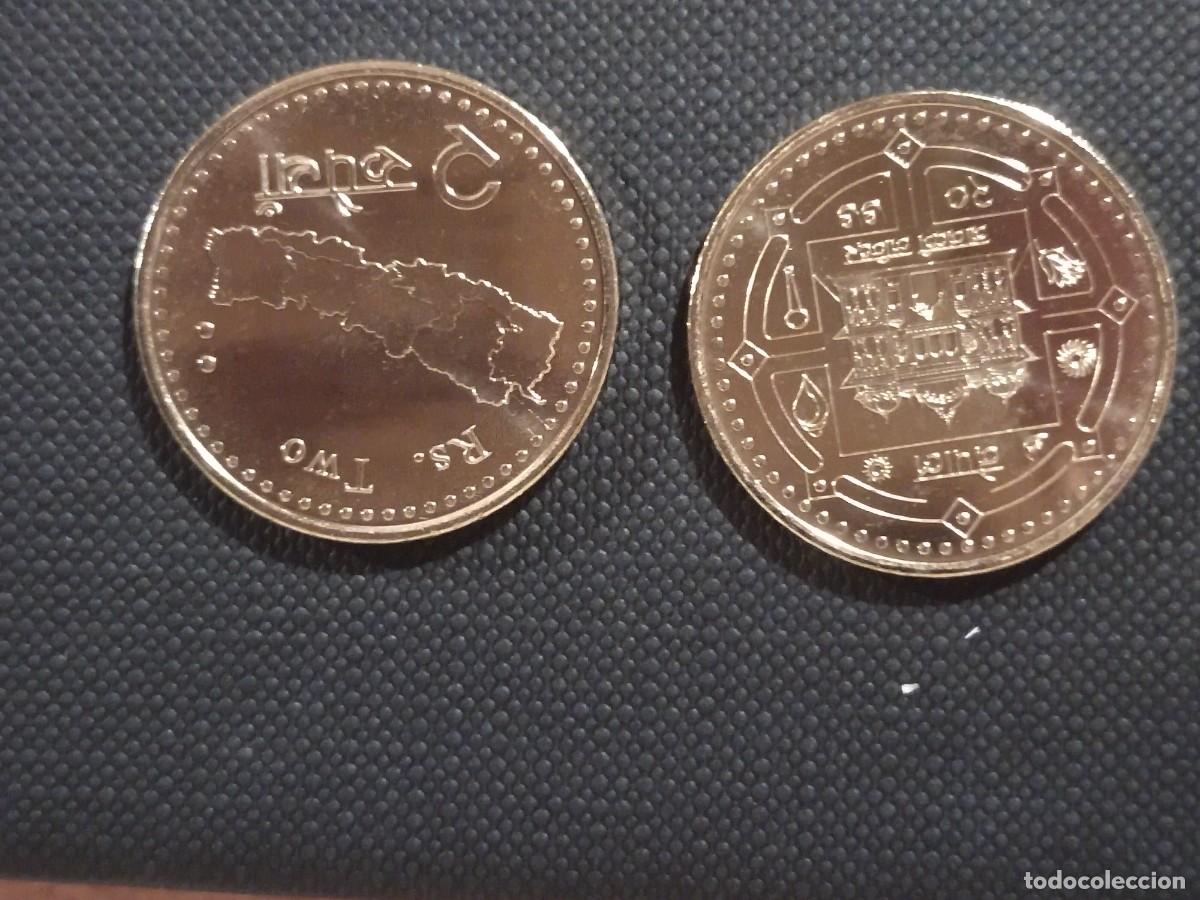 Monedas antiguas de Europa: Nepal 2020 2 rupias - Foto 1