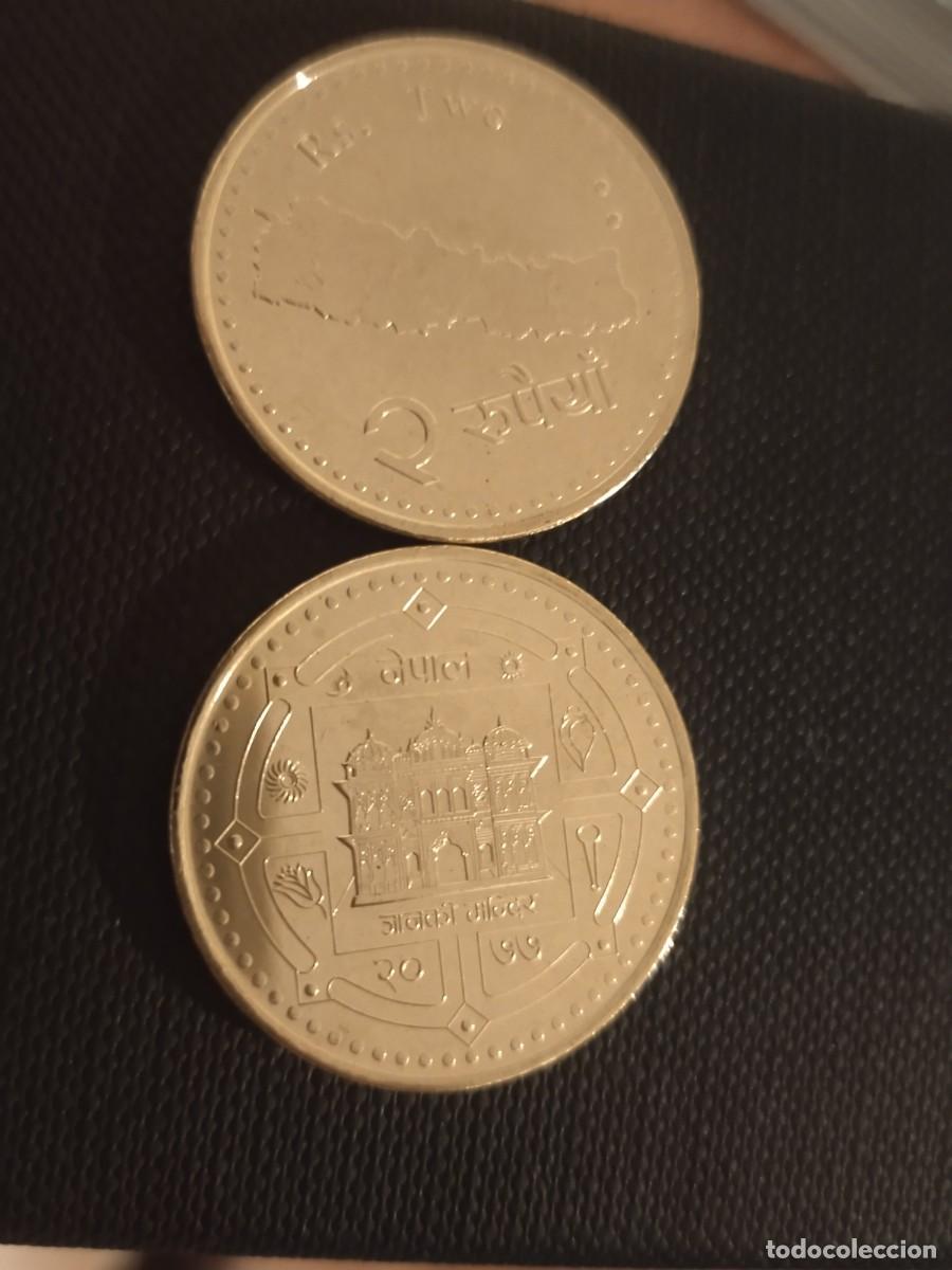 Monedas antiguas de Europa: Nepal 2020 2 rupias - Foto 3