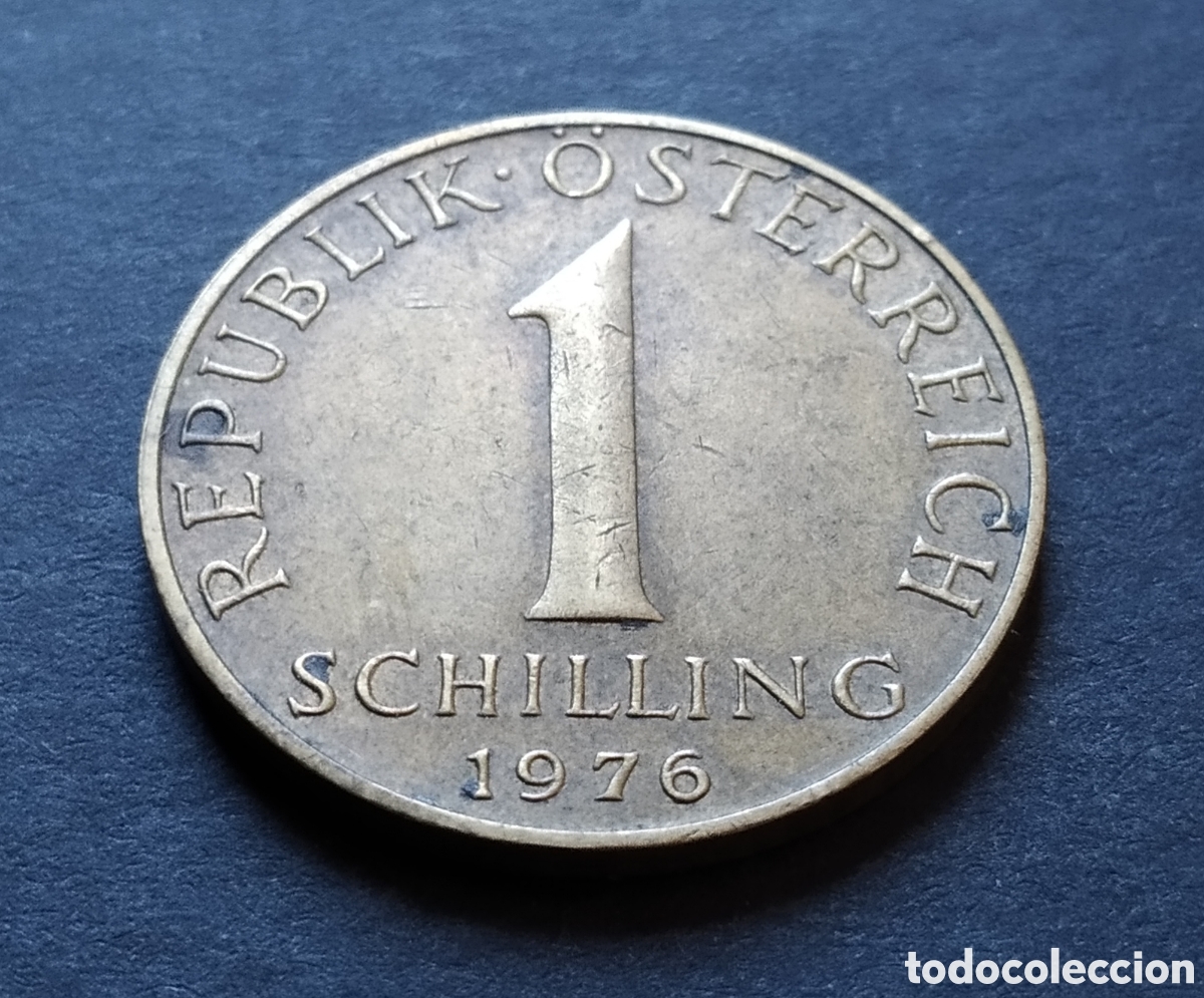 Monedas antiguas de Europa: MONEDA - AUSTRIA 1 CHEL&Iacute;N 1976 - Foto 3