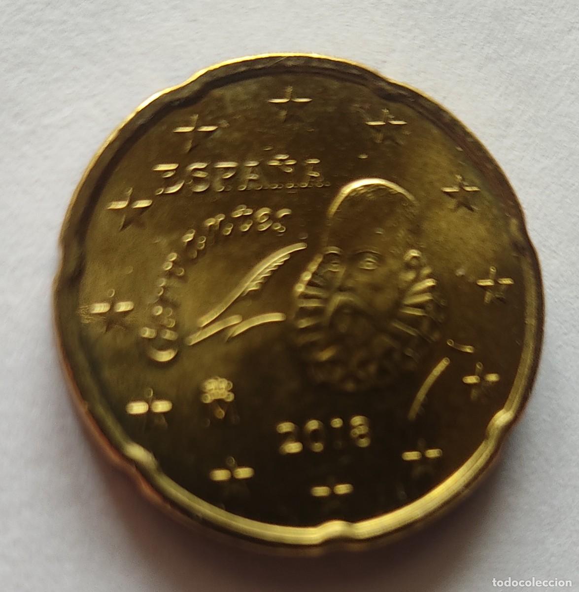 Moedas antigas da Europa: Espa&ntilde;a-20 cent-2018-451.
