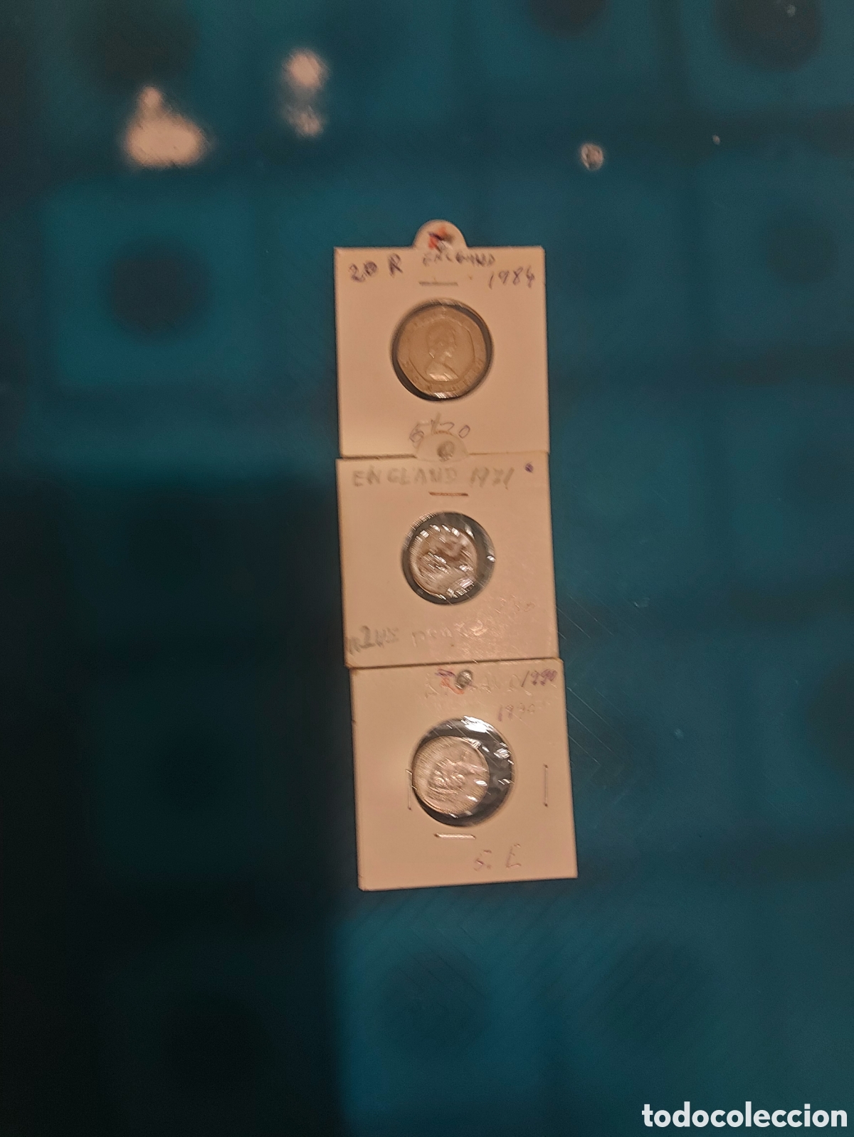 Monedas antiguas de Europa: 3 de England - Foto 1