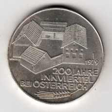 Monedas antiguas de Europa: AUSTRIA 100 SHILLING PLATA 1979 INNVIERTEL - 200 AÑOS DEL DISTRITO DE INN