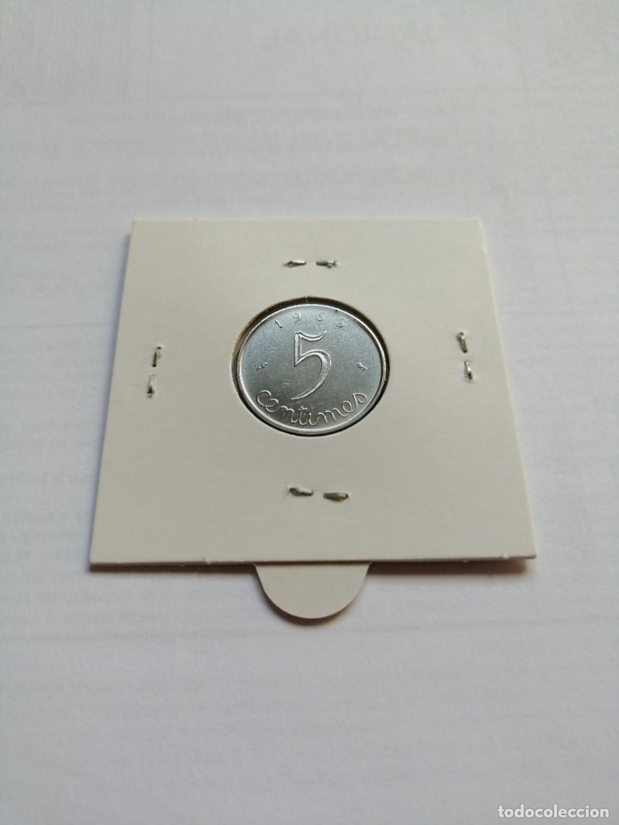 Monedas antiguas de Europa: Francia 5 Centimos 1963 SC- - Foto 2