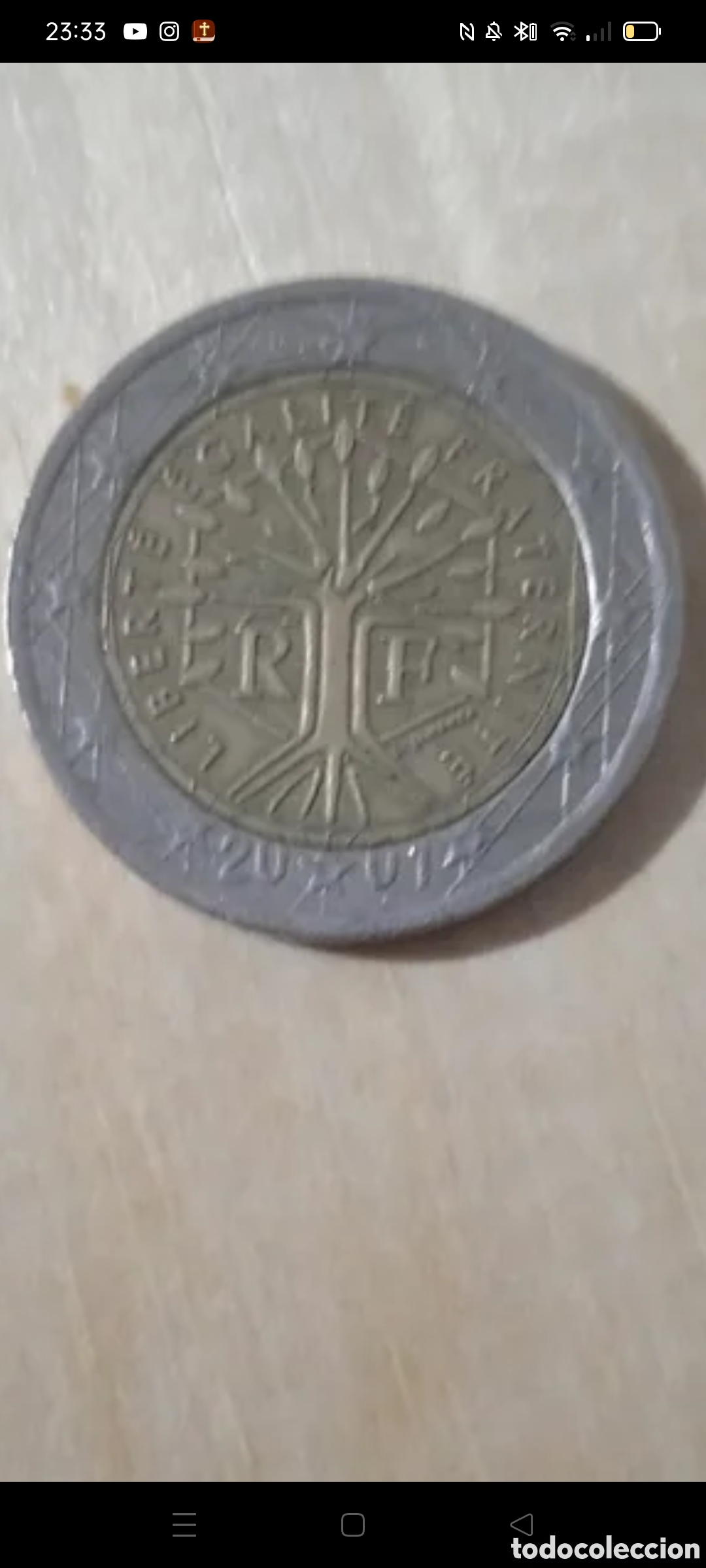 Monedas antiguas de Europa: Moneda de 2&euro; de Francia 2001 - Foto 1