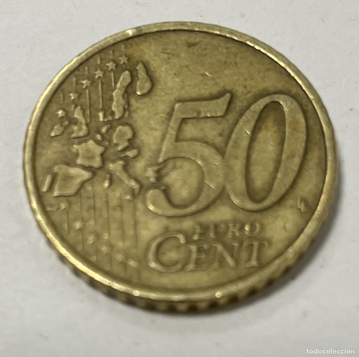 Monedas antiguas de Europa: Moneda 50 c&eacute;ntimos Grecia 2002 - Foto 1
