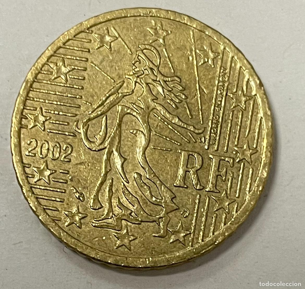 Monedas antiguas de Europa: Moneda 50 c&eacute;ntimos Francia 2002 - Foto 1