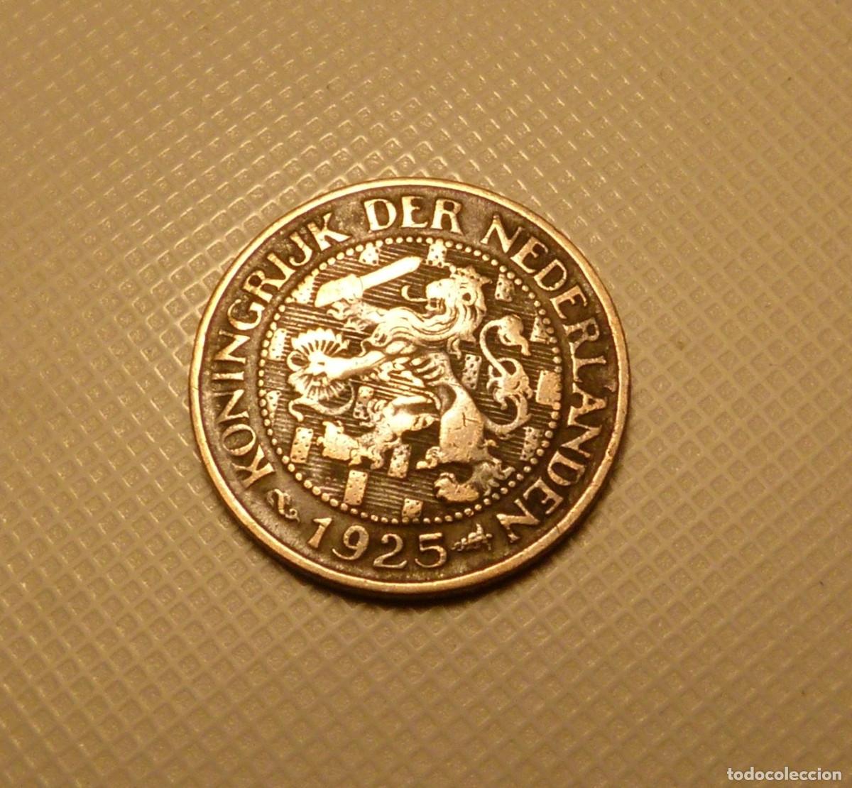 Monedas antiguas de Europa: MONEDA DE BRONCE DE 1 CENTIMO DE HOLANDA A&Ntilde;O 1925 - Foto 1