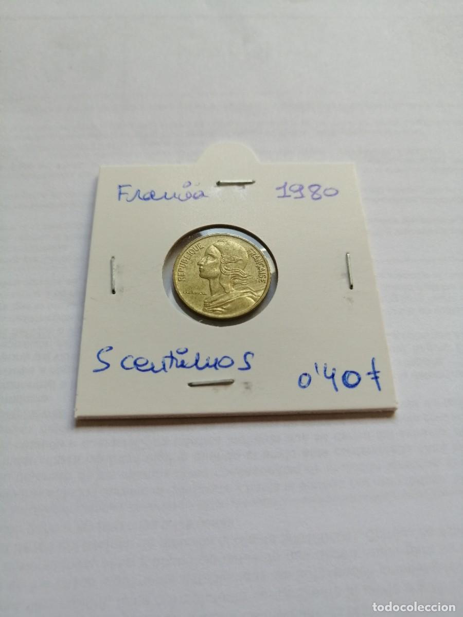 Monedas antiguas de Europa: Francia 5 Centimos 1980 - Foto 1