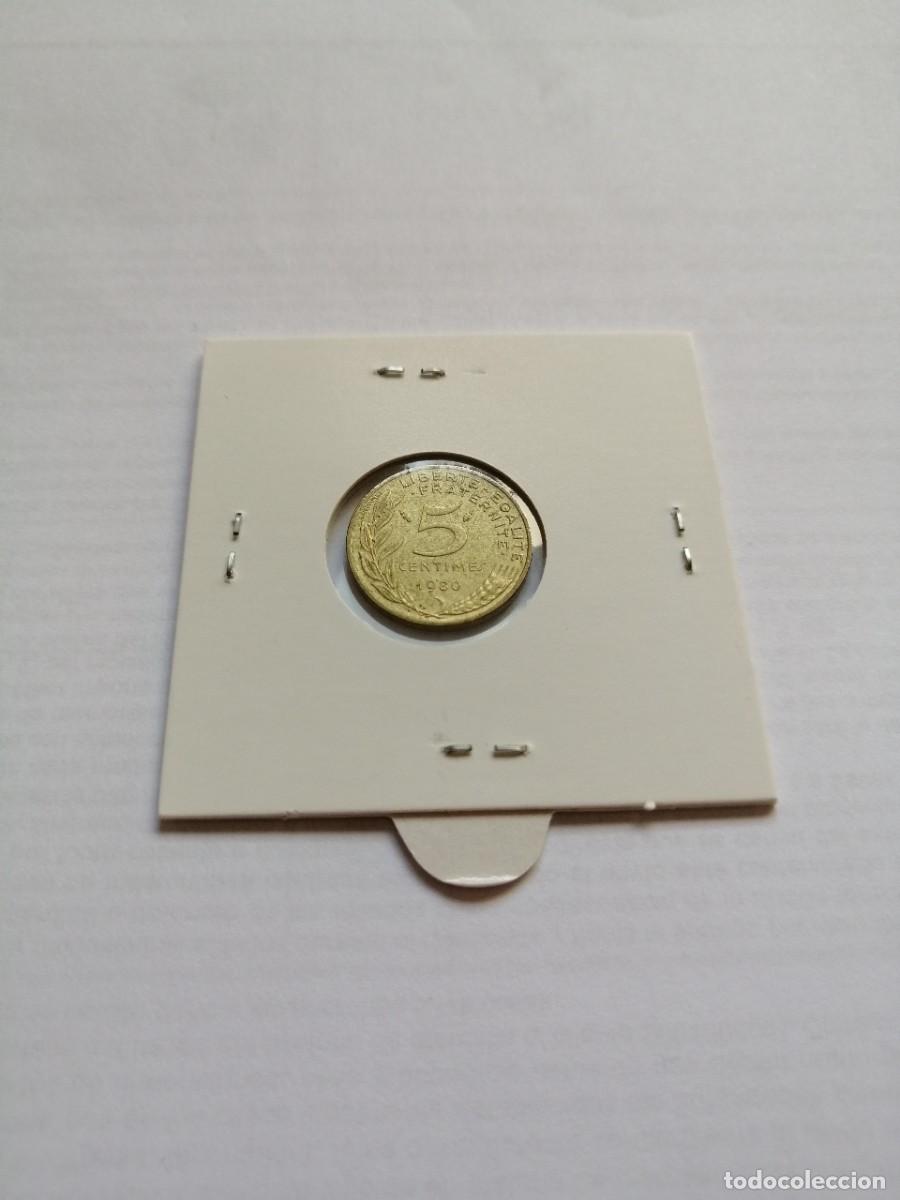 Monedas antiguas de Europa: Francia 5 Centimos 1980 - Foto 2