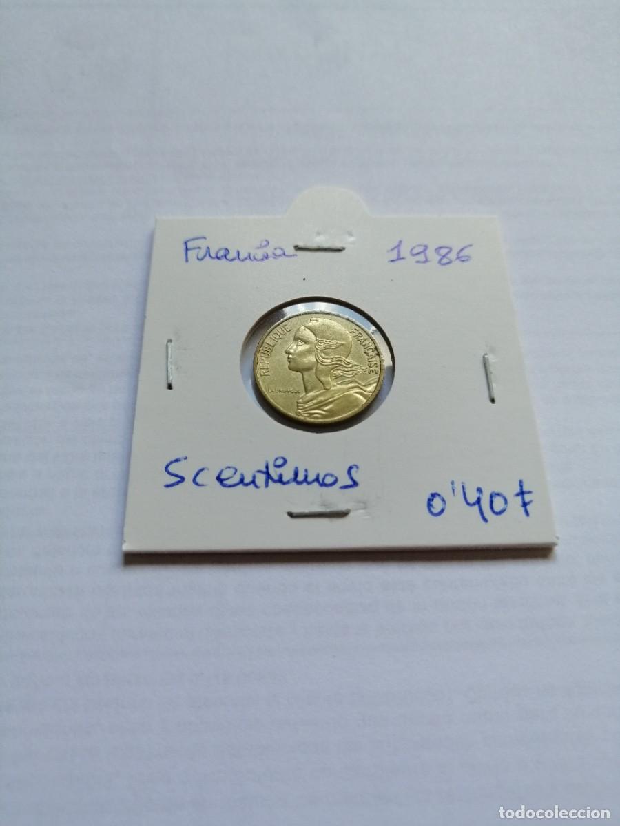 Monedas antiguas de Europa: Francia 5 Centimos 1986 - Foto 1